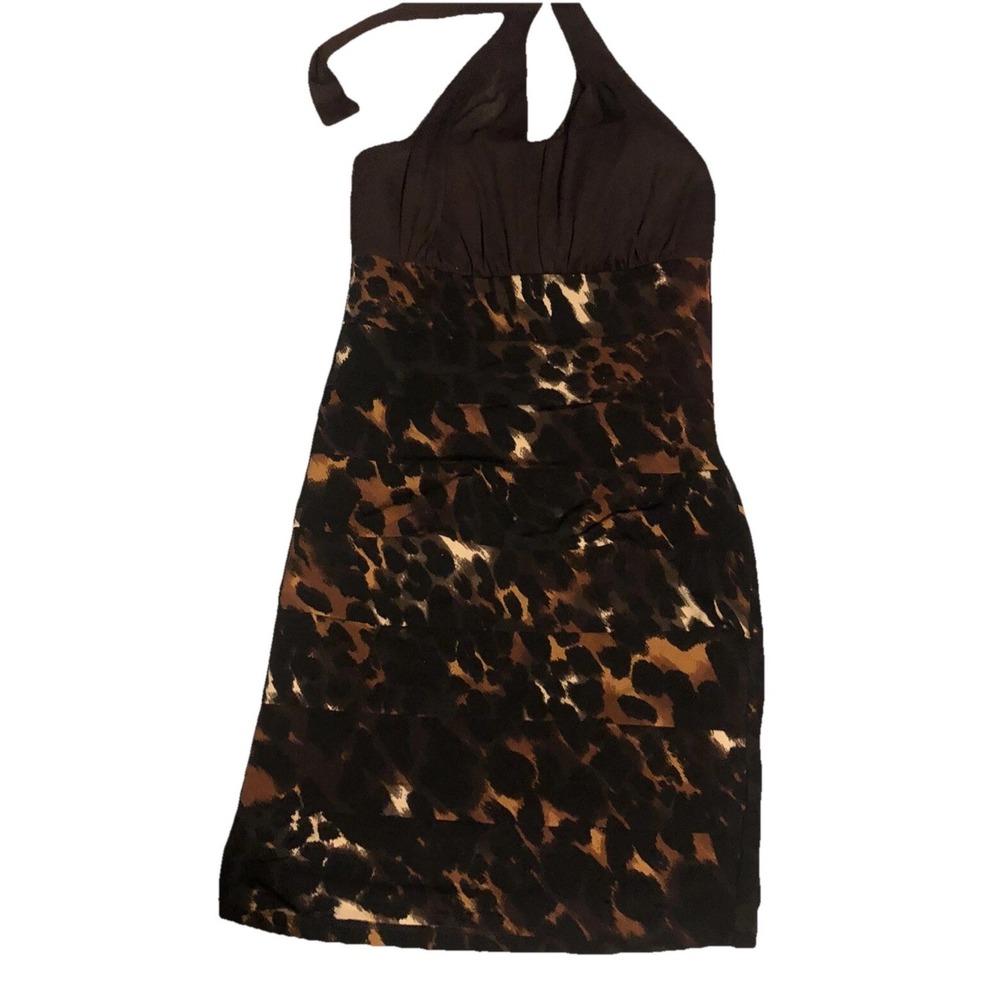 Enfocus Studio dress NEW Women's - Brown Size 6 Halter Homecoming Dance HOC